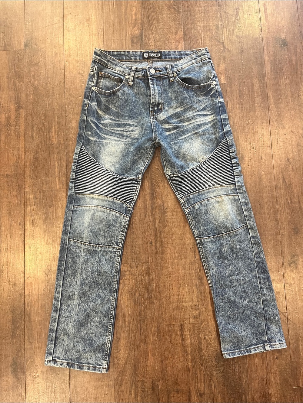 Encrypted Jeans Boys Size 16 Blue Denim Straight Leg